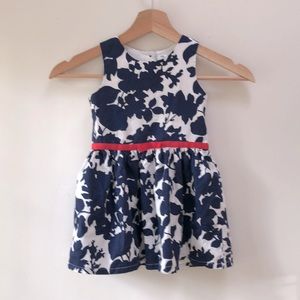 Carters 2T special occasion dress in navy and white floral
